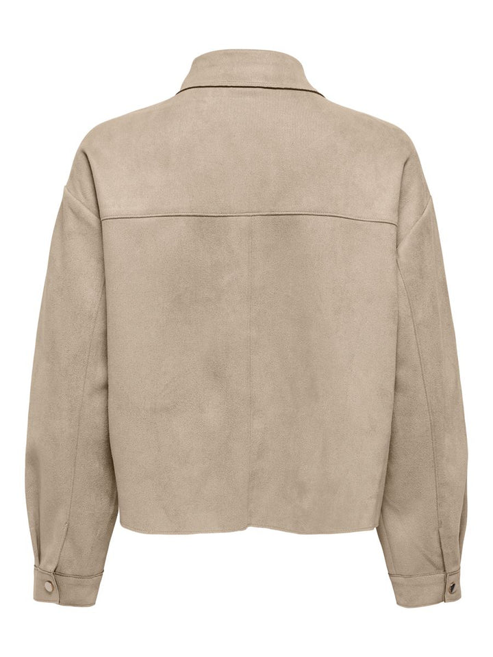 JDYJULLE L/S FAKE SUEDE SHIRT JRS NOOS