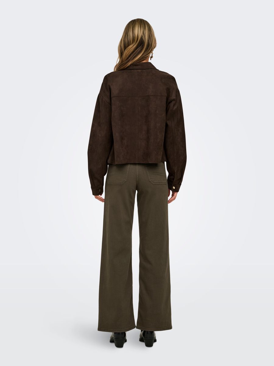 JDYJULLE L/S FAKE SUEDE SHIRT JRS NOOS
