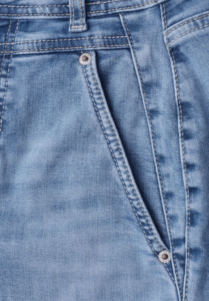 High Waist Barrel Leg Jeans im Loose Fit