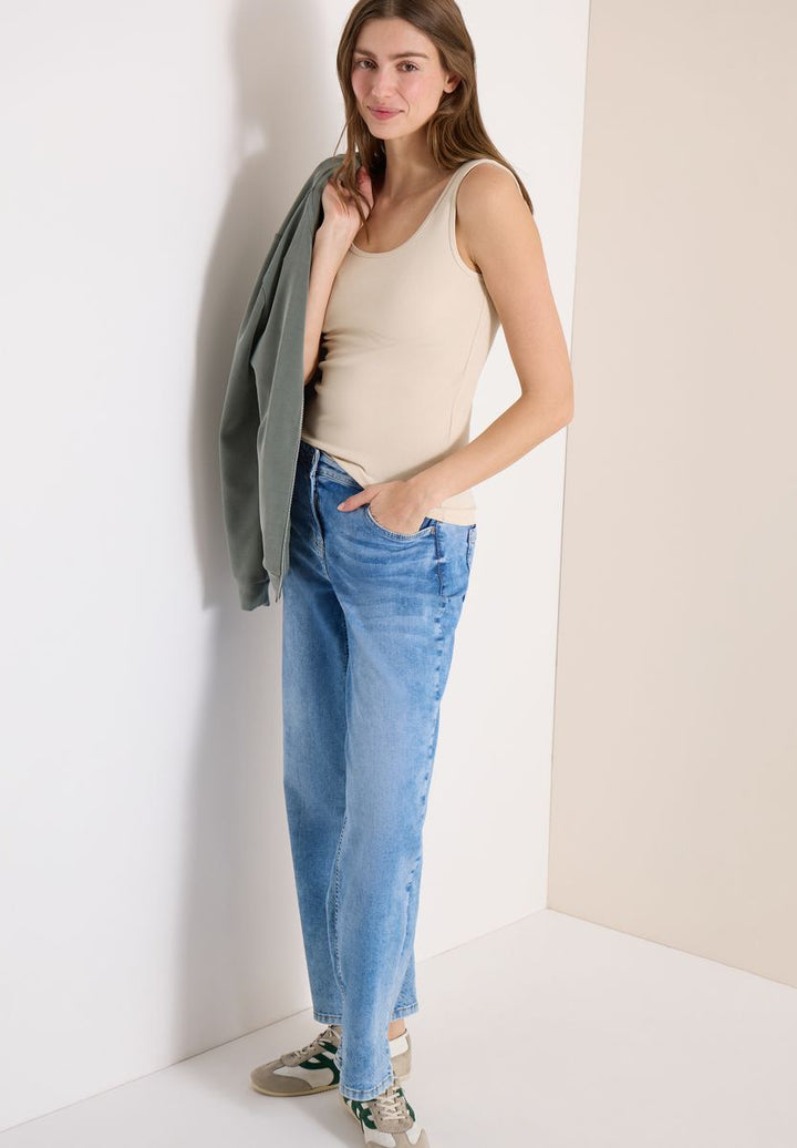 Basic Top aus reiner Baumwolle