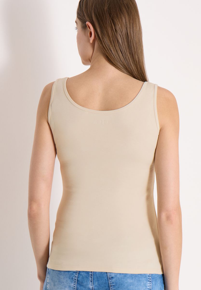 Basic Top aus reiner Baumwolle