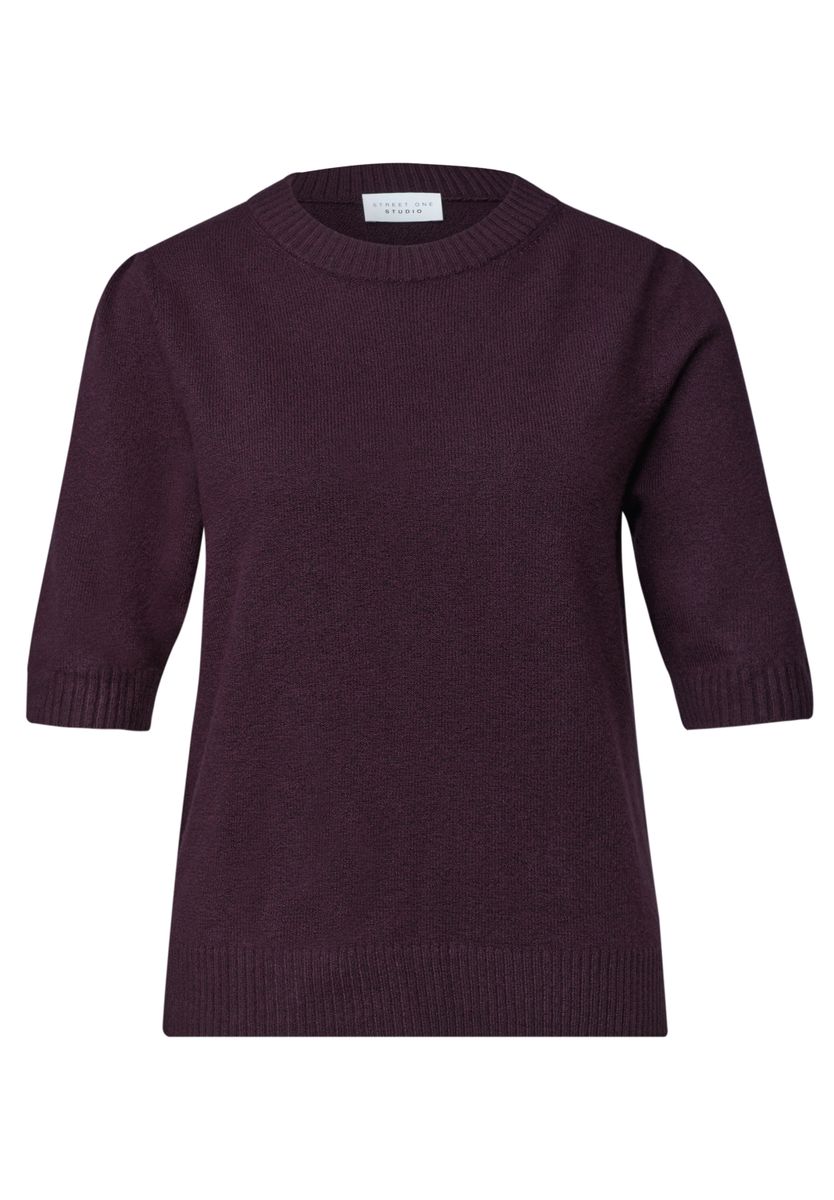 Kurzarm Pullover mit Rundhals