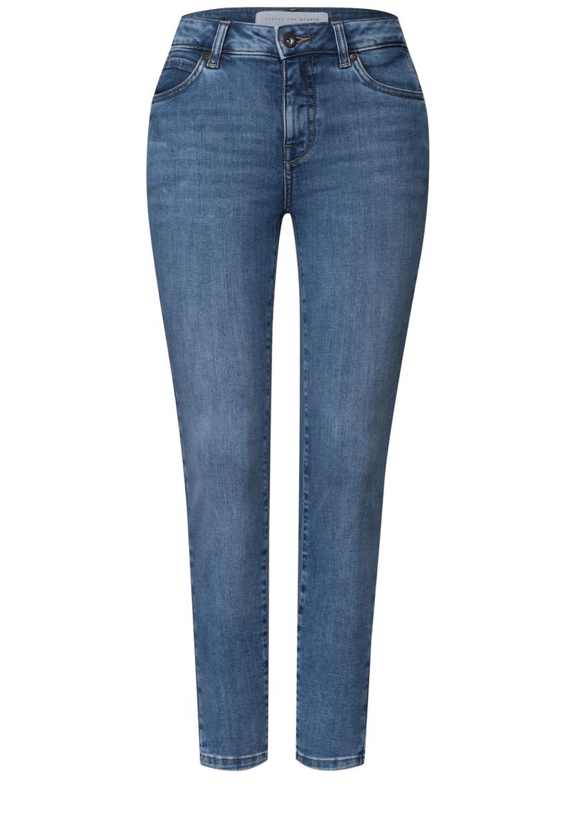 Mid Waist Skinny Leg Jeans im Skinny Fit