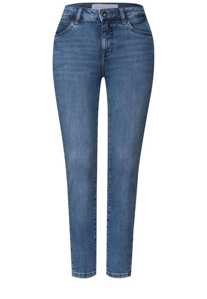 Mid Waist Skinny Leg Jeans im Skinny Fit