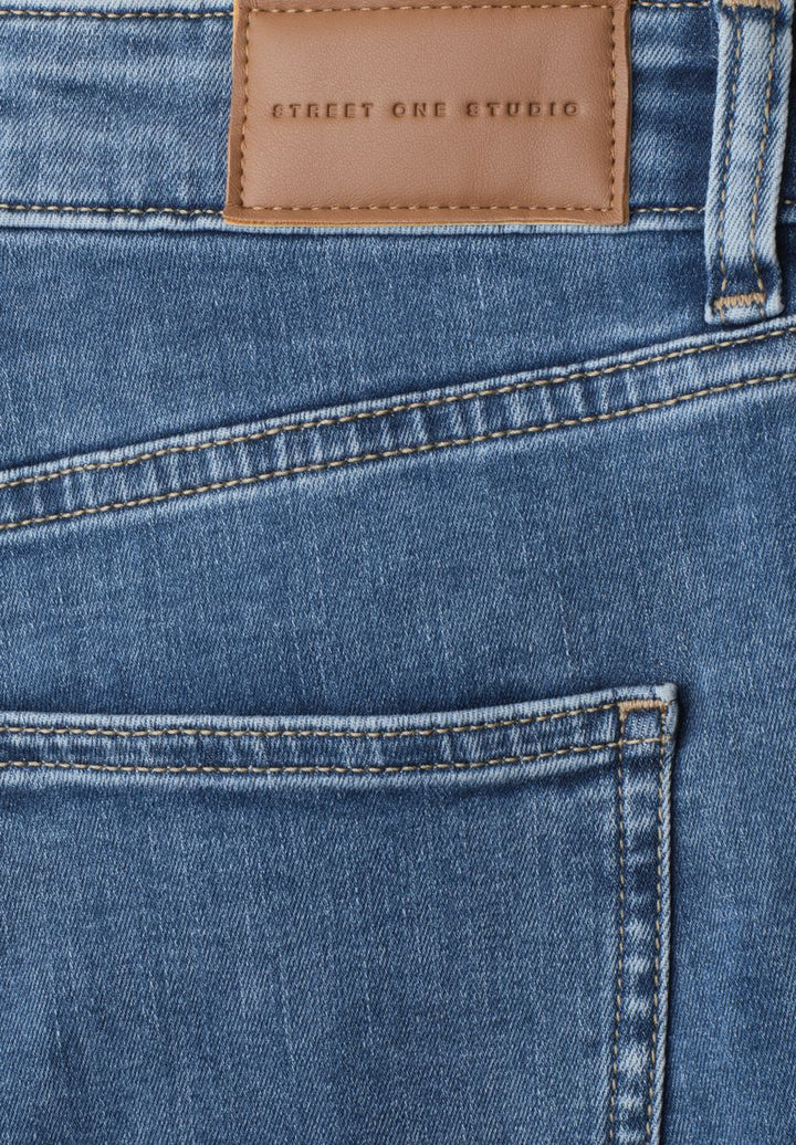 Mid Waist Skinny Leg Jeans im Skinny Fit
