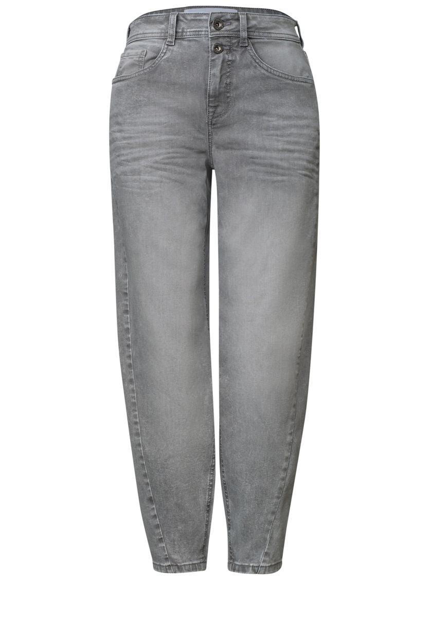 High Waist Barrel Leg Jeans im Loose Fit