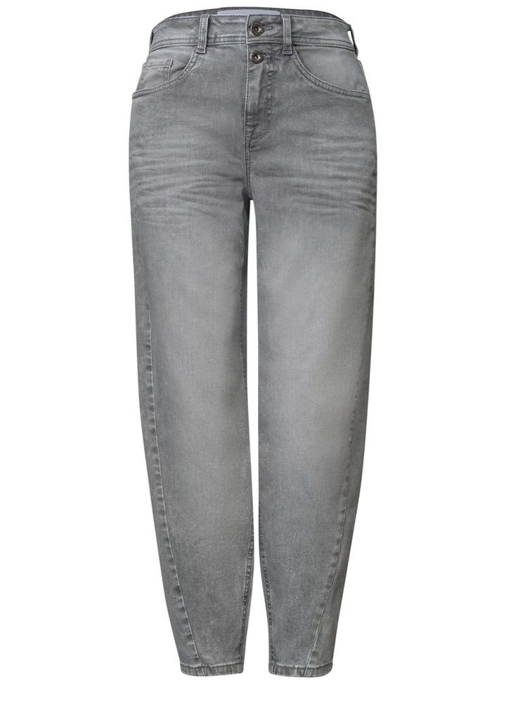 High Waist Barrel Leg Jeans im Loose Fit