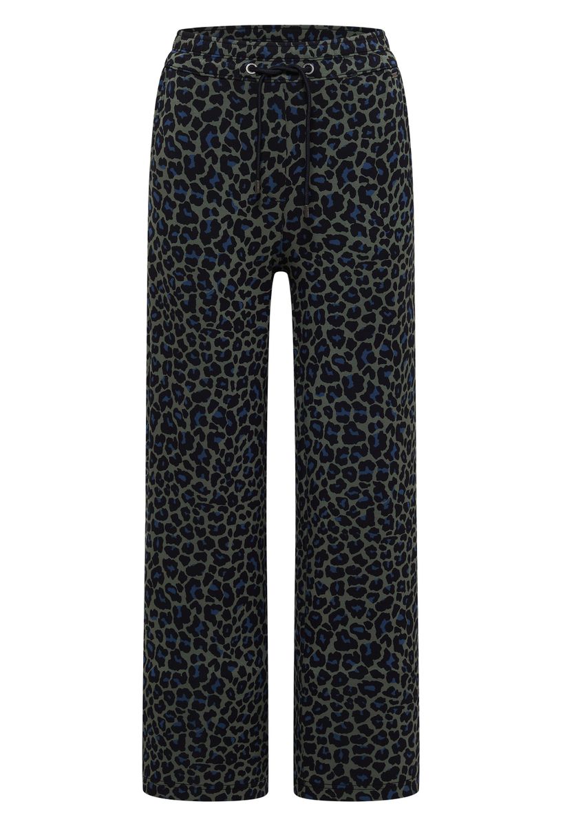 Wide Leg Hose in Silk-Touch-Qualität