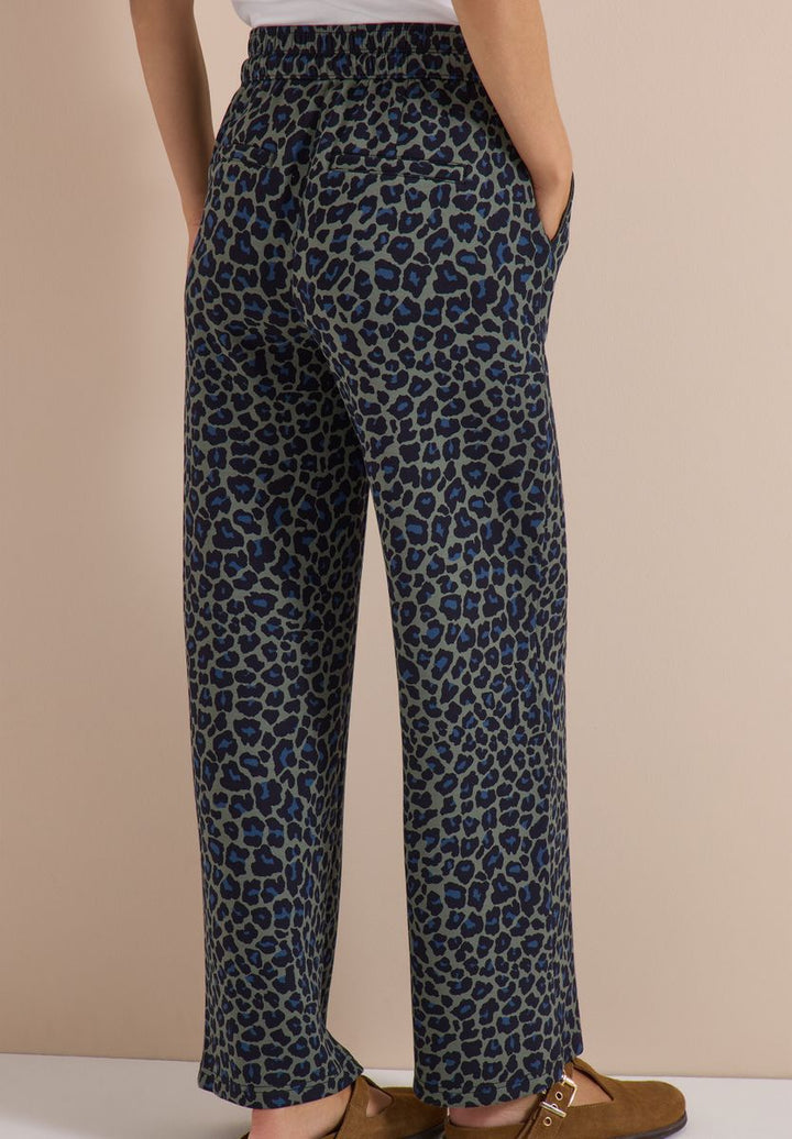 Wide Leg Hose in Silk-Touch-Qualität