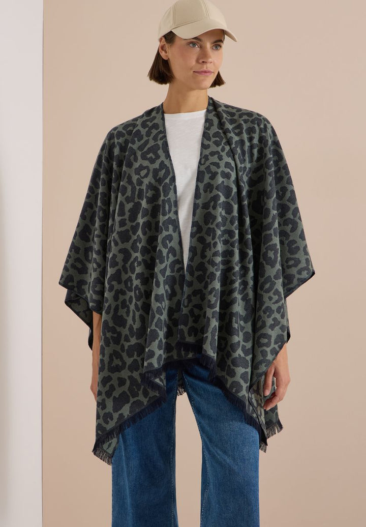 Cape mit Leo-Muster