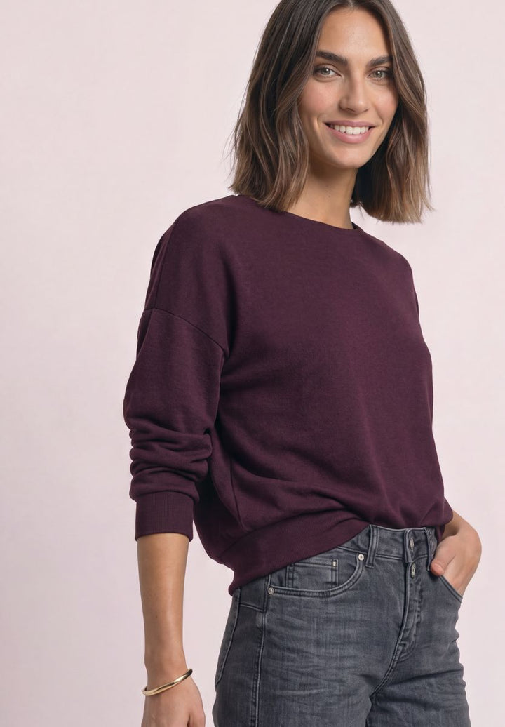 Langarm Shirt mit Elastikbund