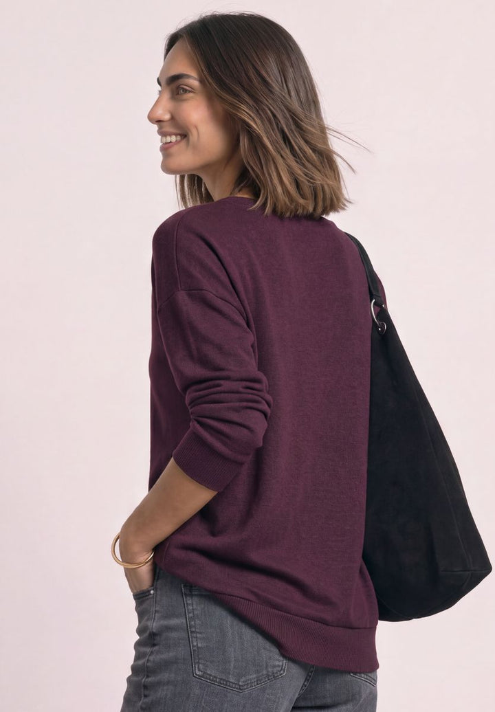 Langarm Shirt mit Elastikbund