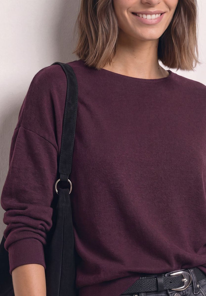 Langarm Shirt mit Elastikbund