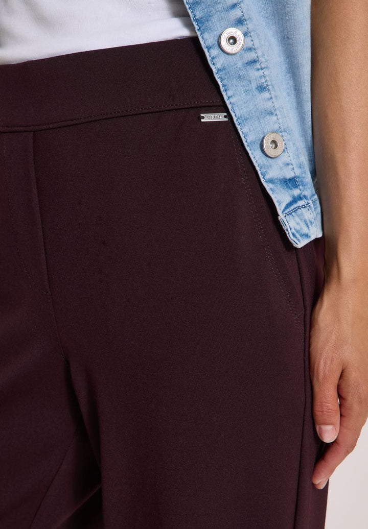 High Waist Straight Leg Hose im Loose Fit