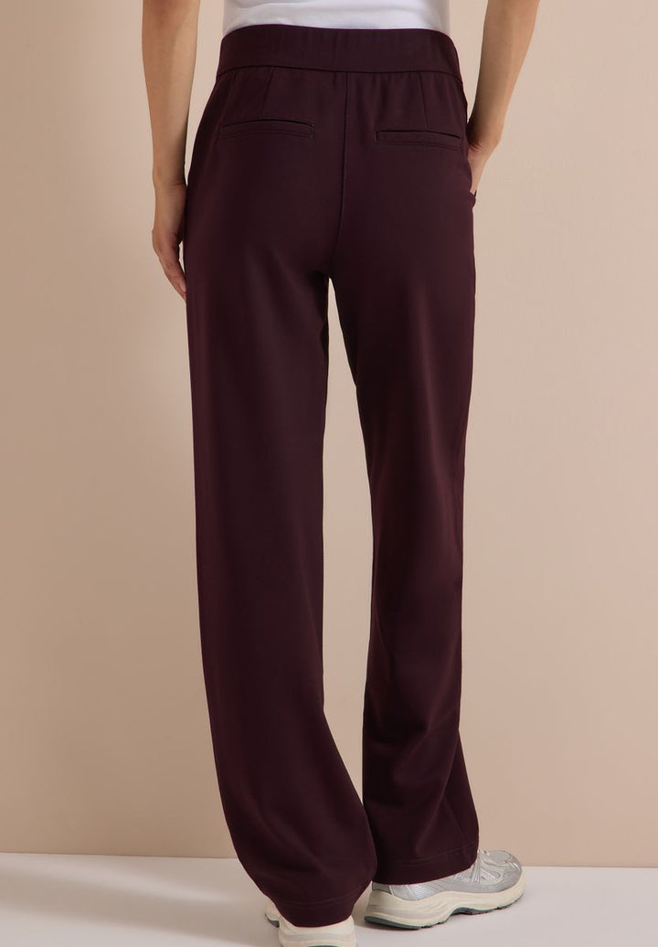 High Waist Straight Leg Hose im Loose Fit