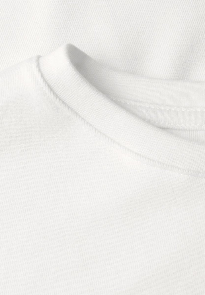 Basic Shirt in Unifarbe mit Rundhals