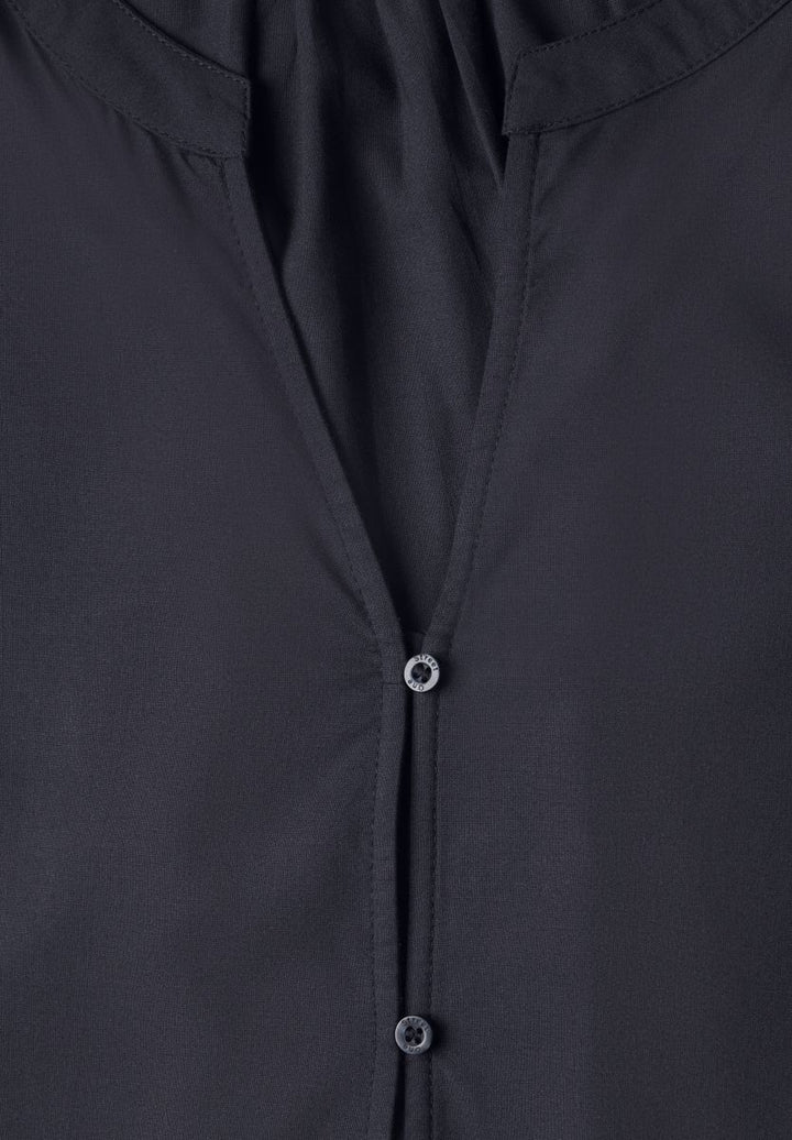 3/4-Arm Bluse mit Split Neck