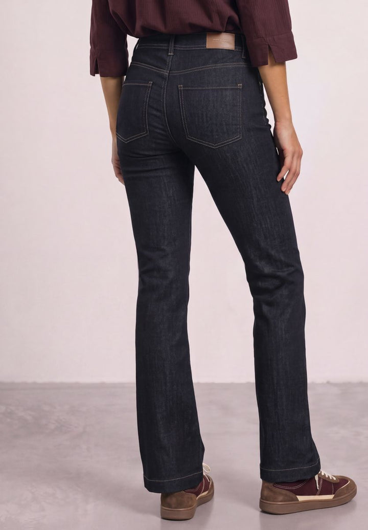 High Waist Bootcut Jeans im Slim Fit