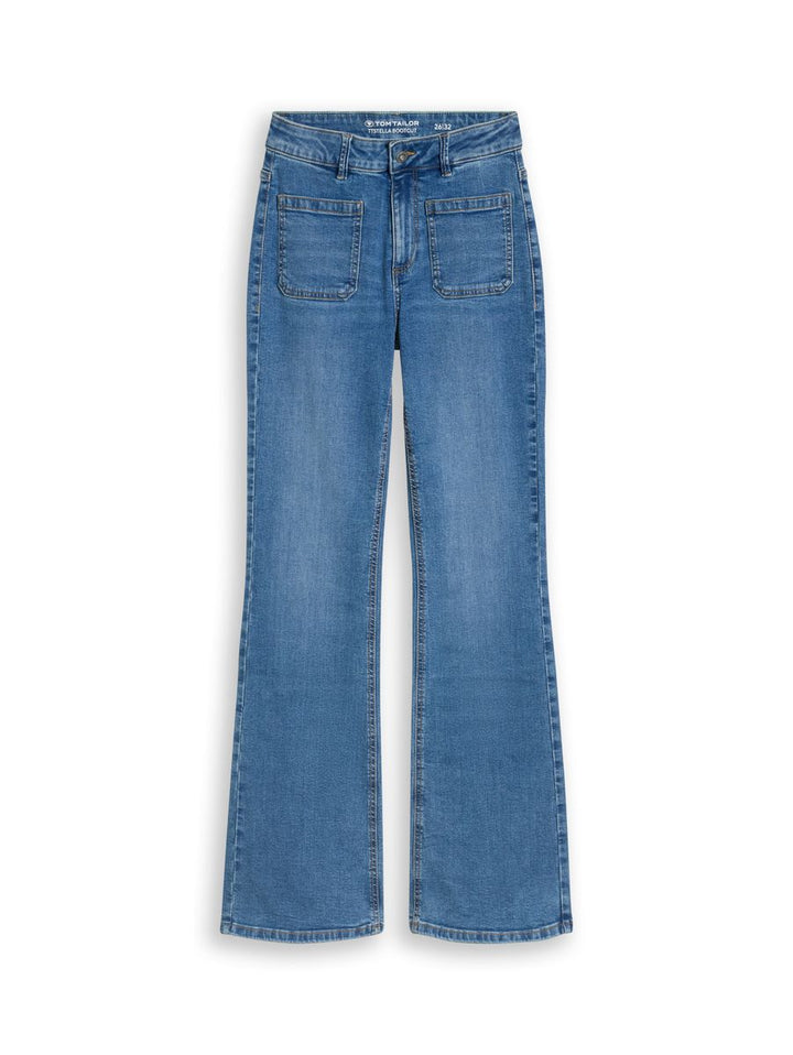 TTSTELLA Bootcut Jeans mit aufgesetzten Taschen