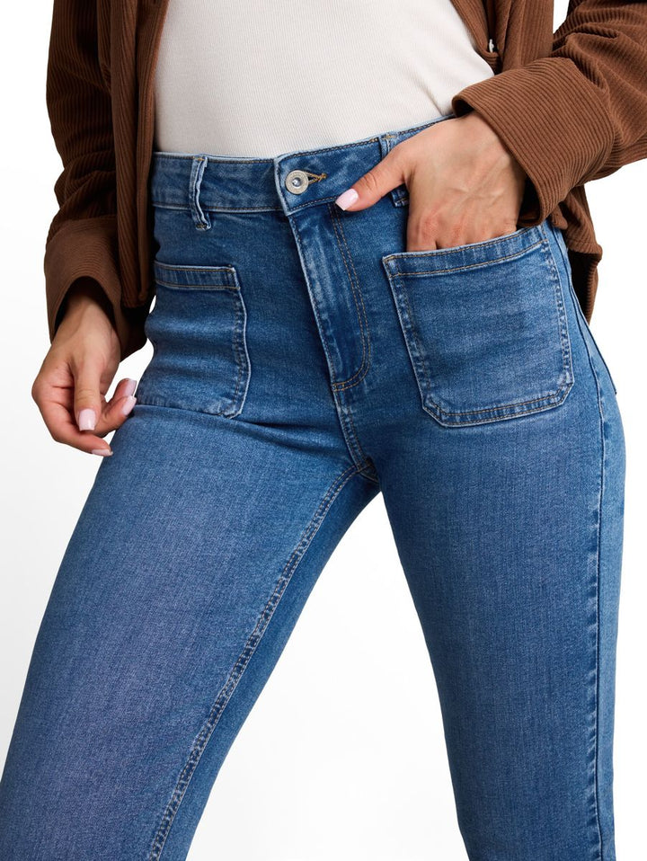 TTSTELLA Bootcut Jeans mit aufgesetzten Taschen