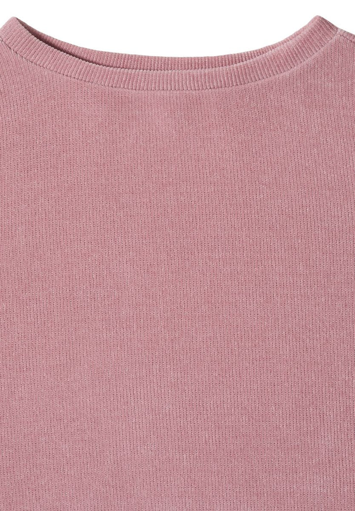 3/4-Arm Shirt aus Cord mit Boat Neck