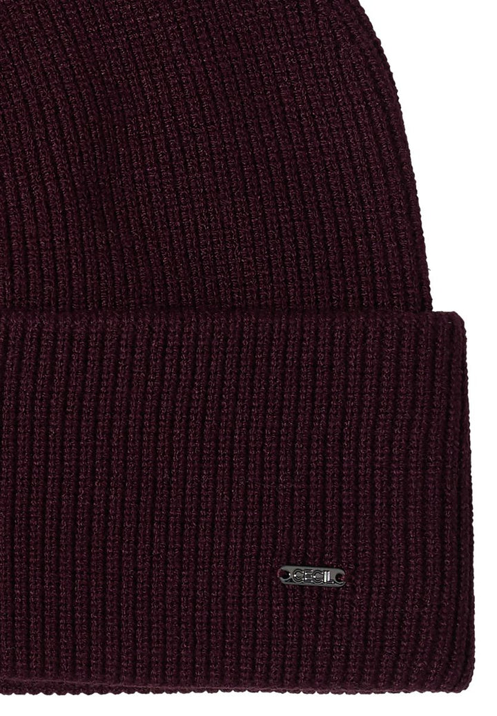 Beanie in Unifarbe