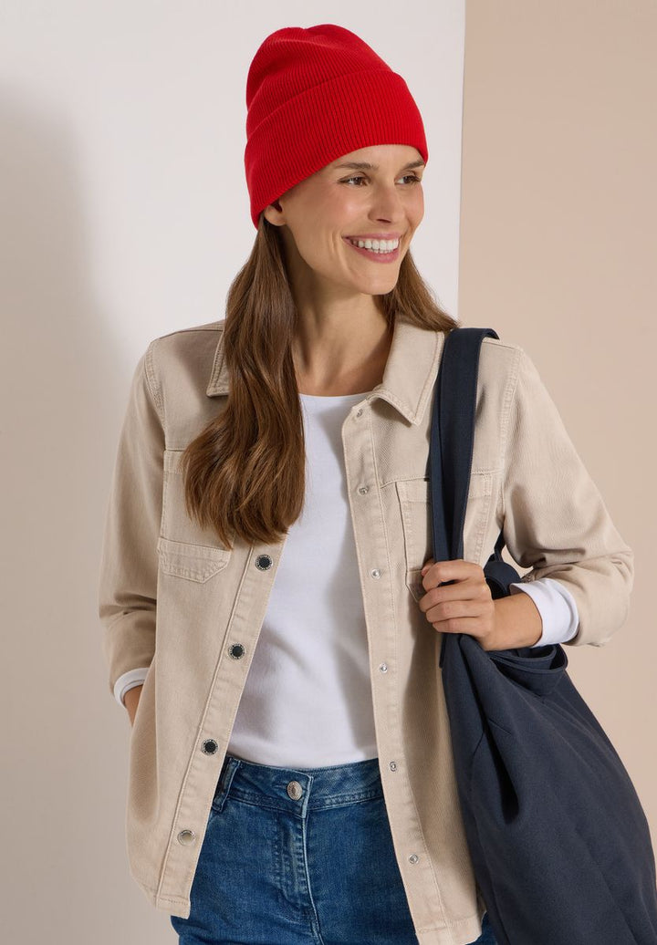 Beanie in Unifarbe