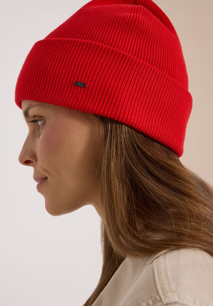 Beanie in Unifarbe
