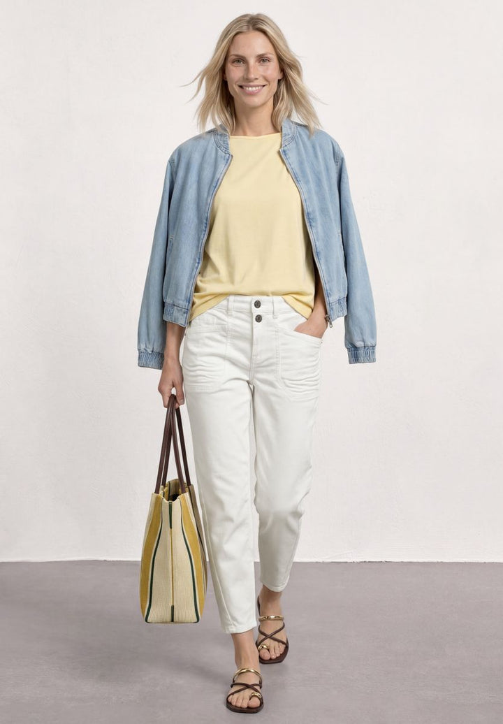 High Waist Barrel Leg Jeans im Loose Fit