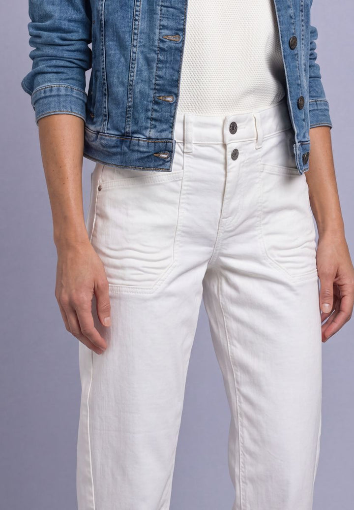 High Waist Barrel Leg Jeans im Loose Fit