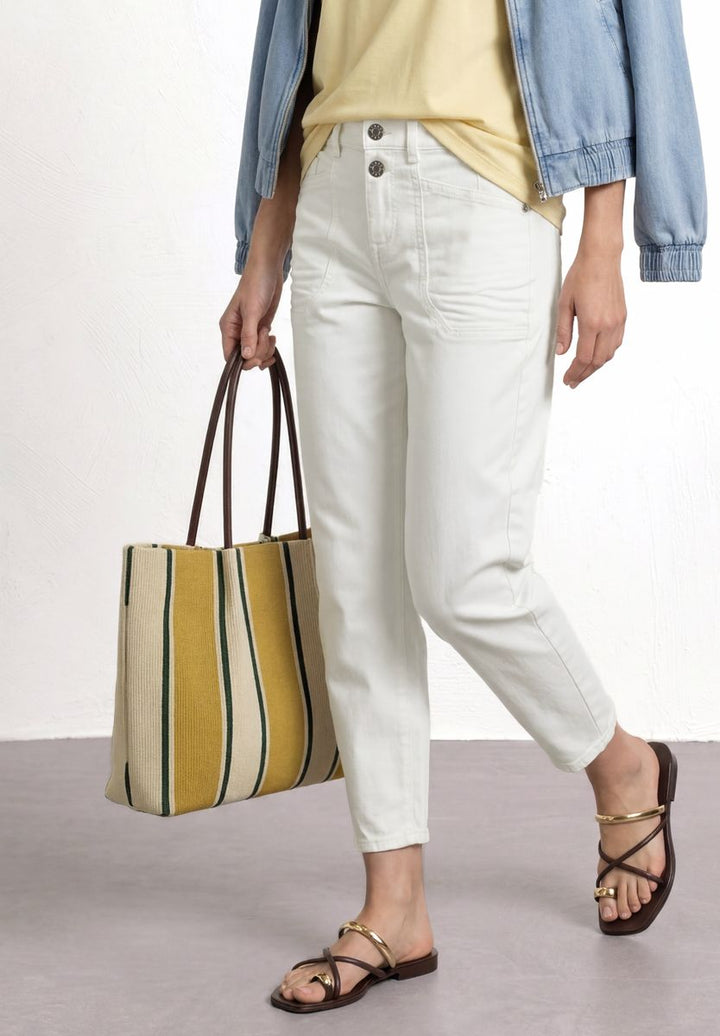 High Waist Barrel Leg Jeans im Loose Fit
