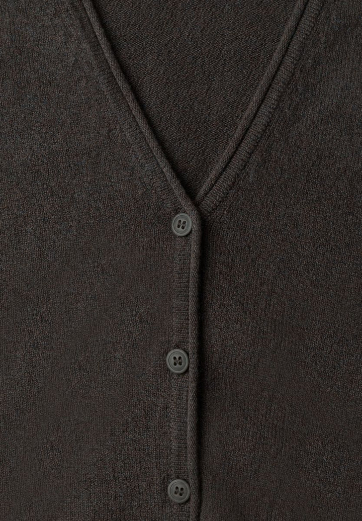 Cadigan mit V-Neck und Knopfleiste