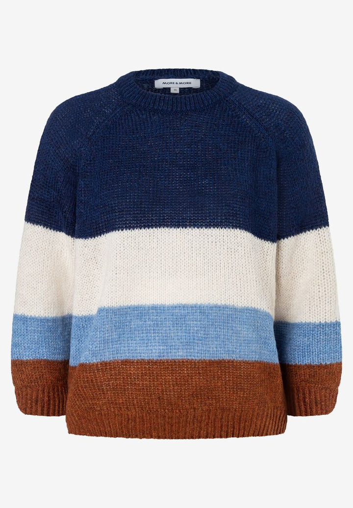 Pullover mit Blockstreifen