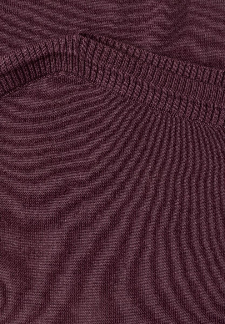 Basic Pullover mit U-Boot-Ausschnitt