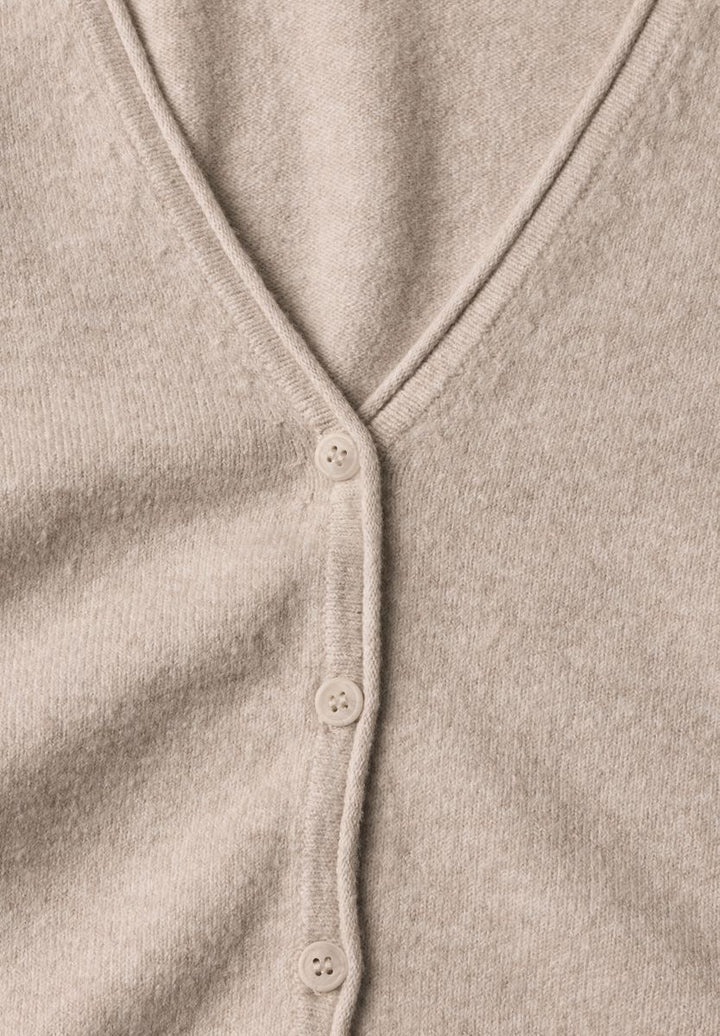 Cadigan mit V-Neck und Knopfleiste