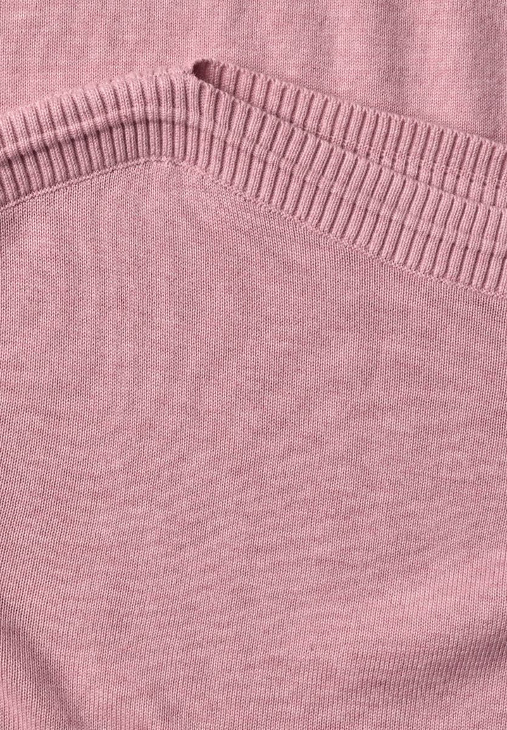 Basic Pullover mit U-Boot-Ausschnitt