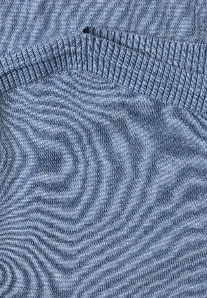 Basic Pullover mit U-Boot-Ausschnitt