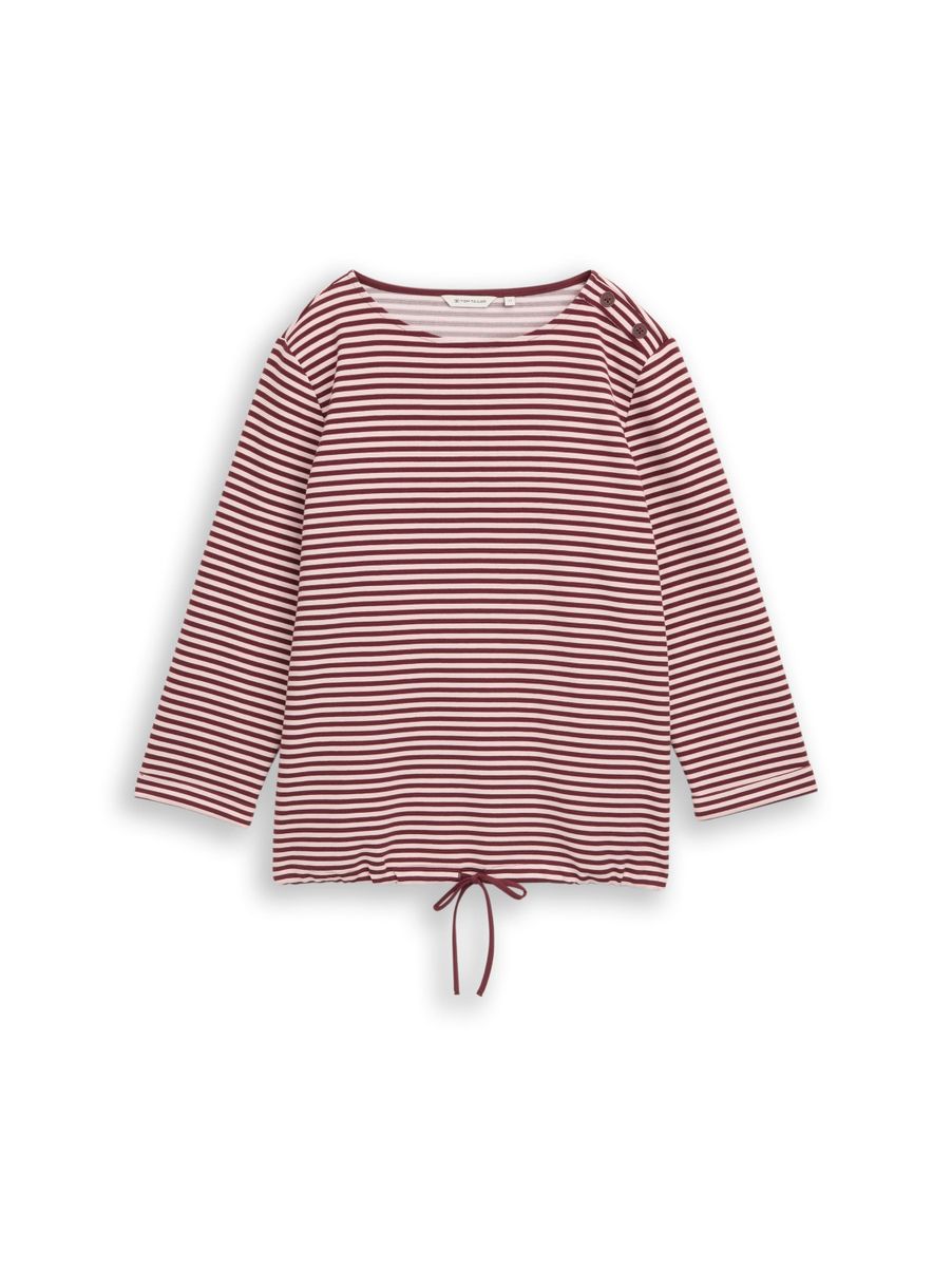 Langarmshirt mit Knopf-Details