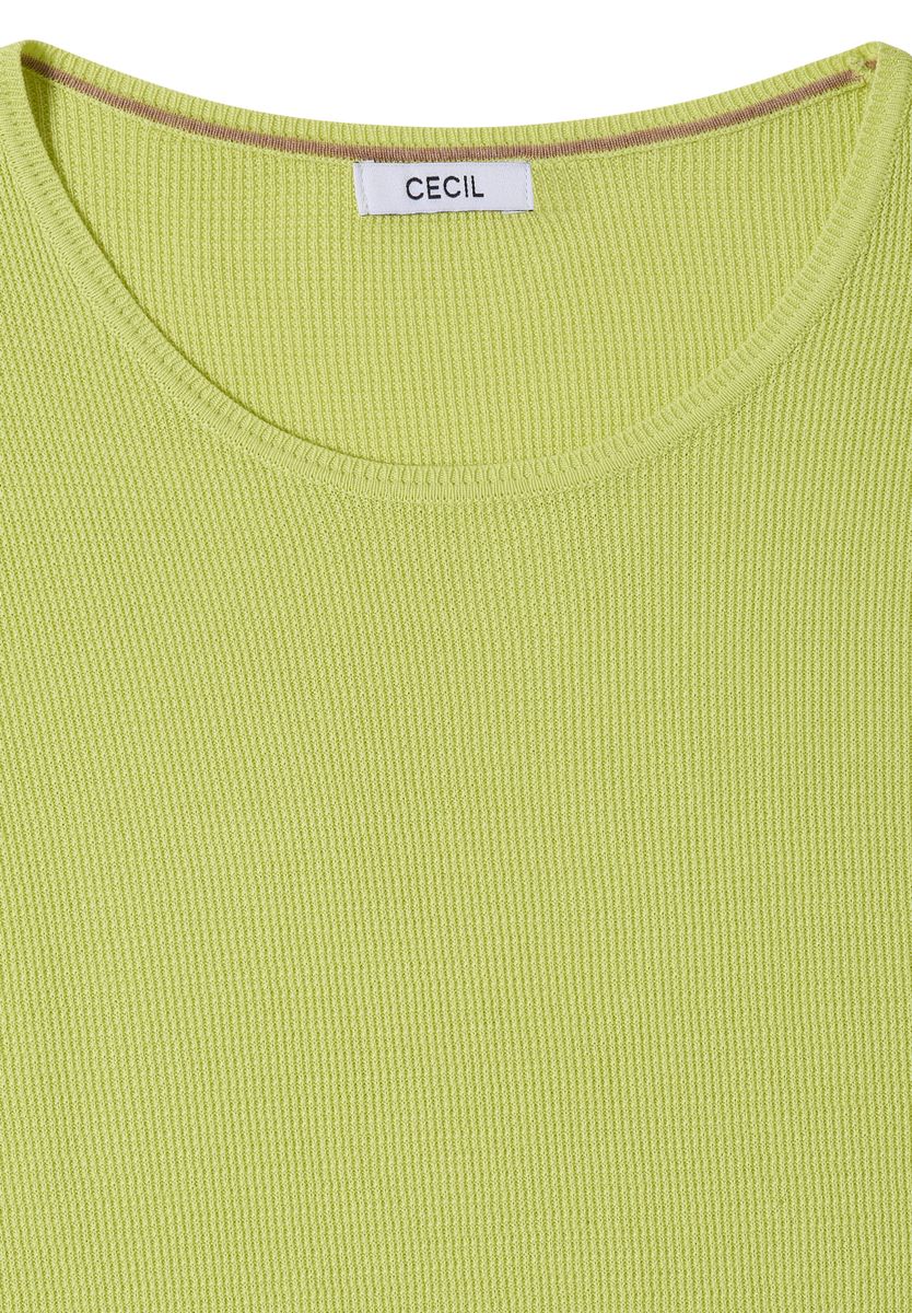 Pullover mit Rundhals und Struktur