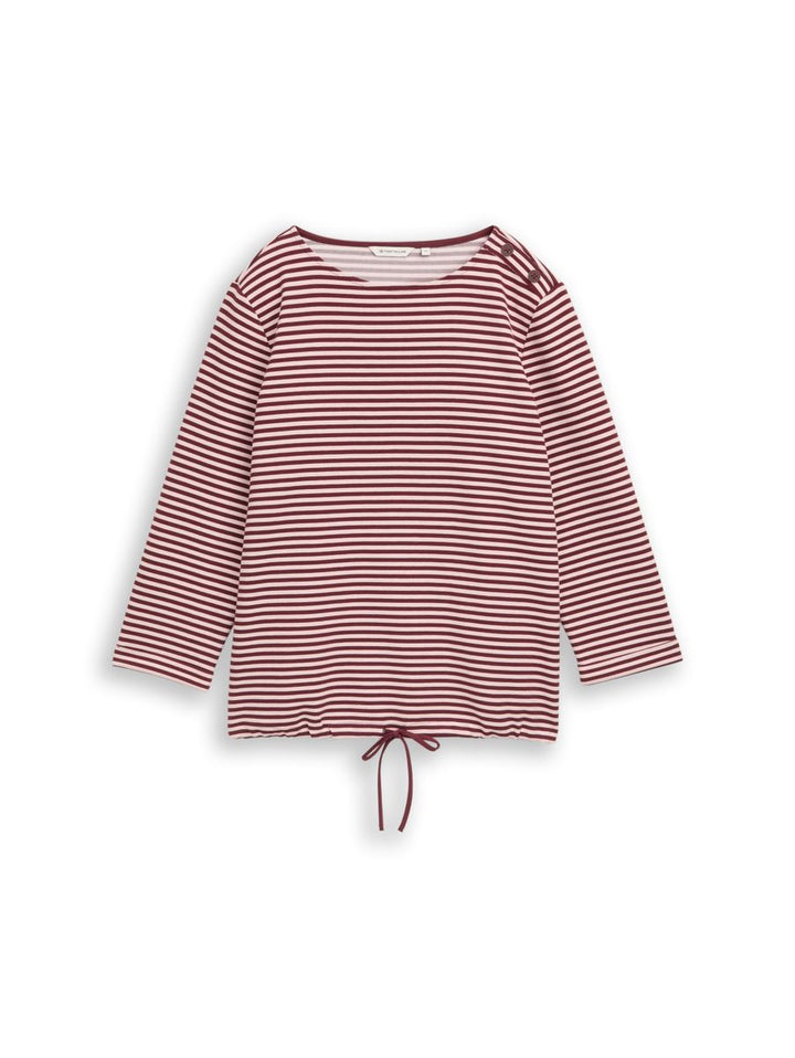 Langarmshirt mit Knopf-Details