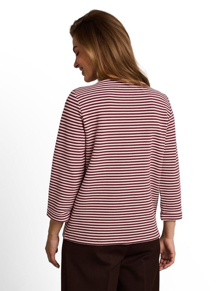 Langarmshirt mit Knopf-Details