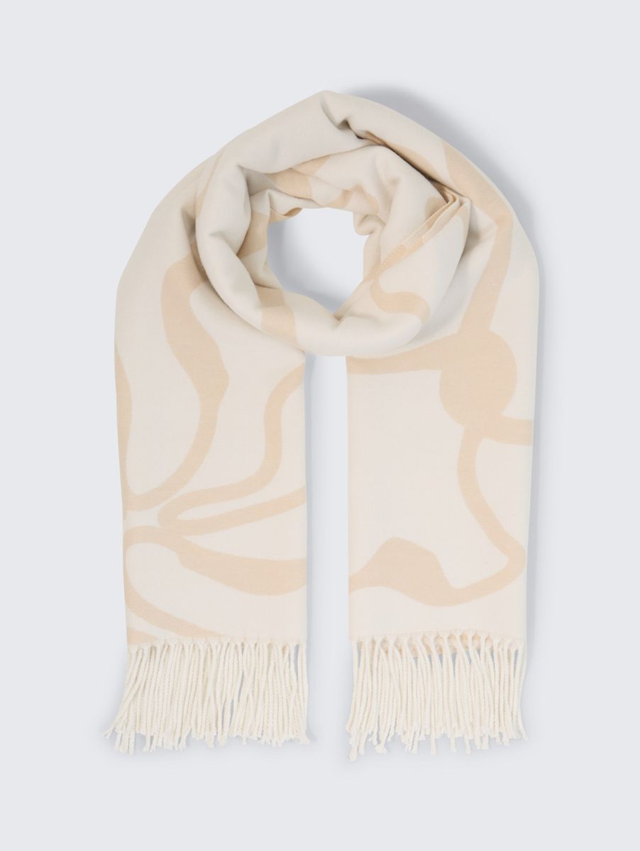 Schal mit Blumenmuster