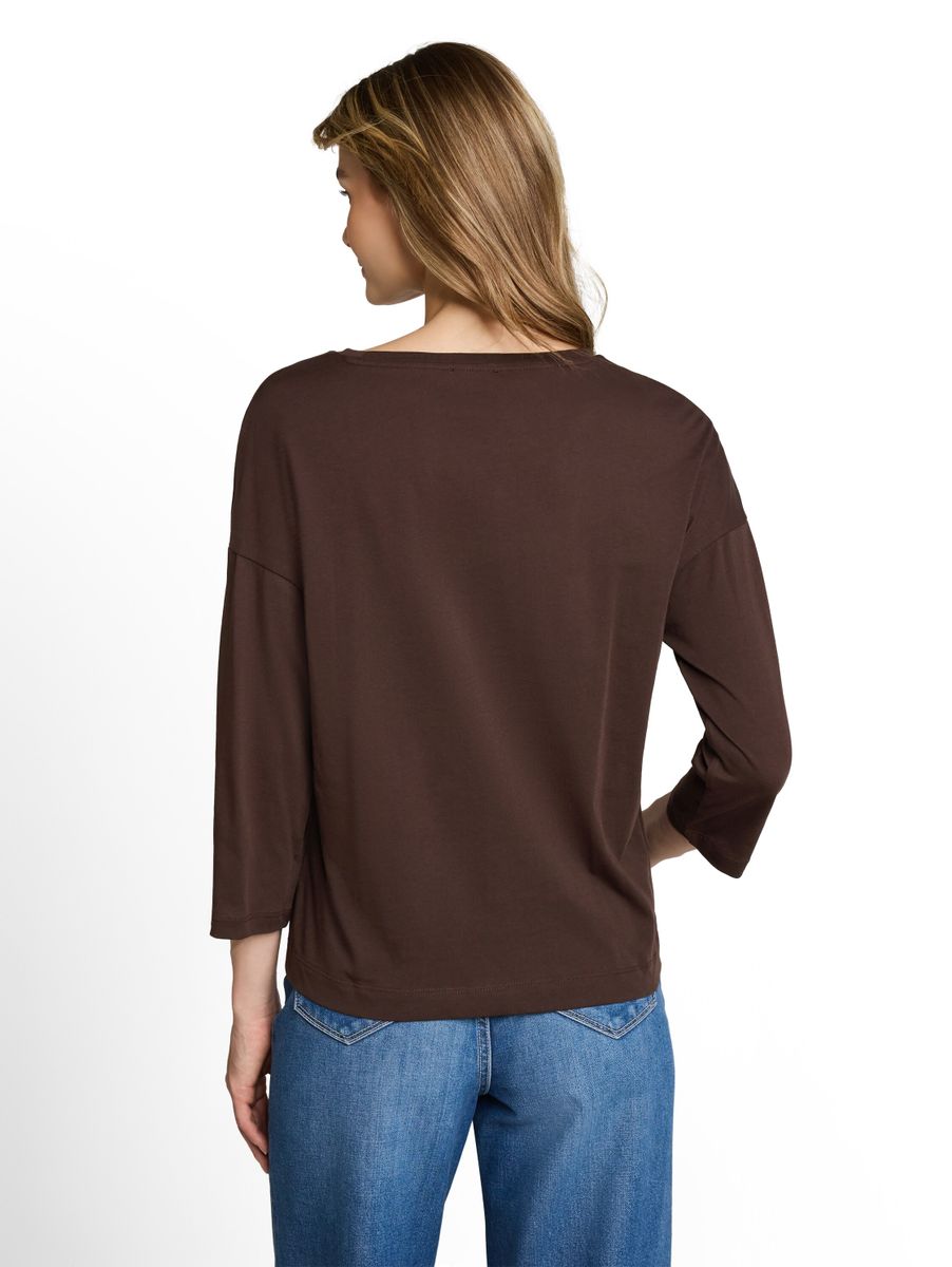 Loose Fit T-Shirt mit Blumen-Applikation