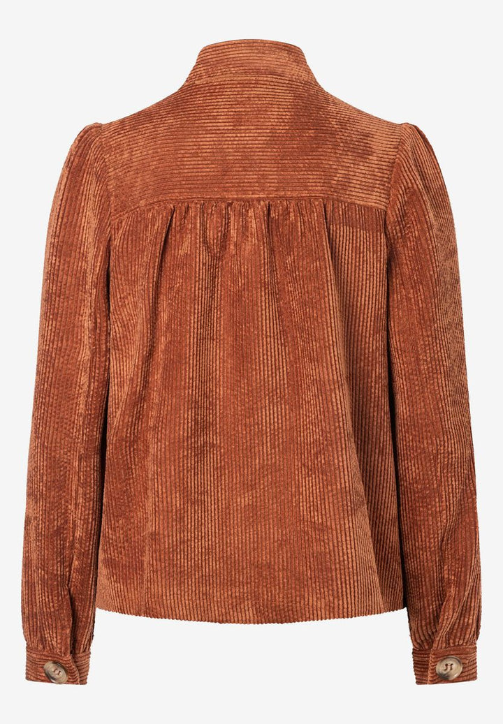 Cordjacke mit Stehkragen