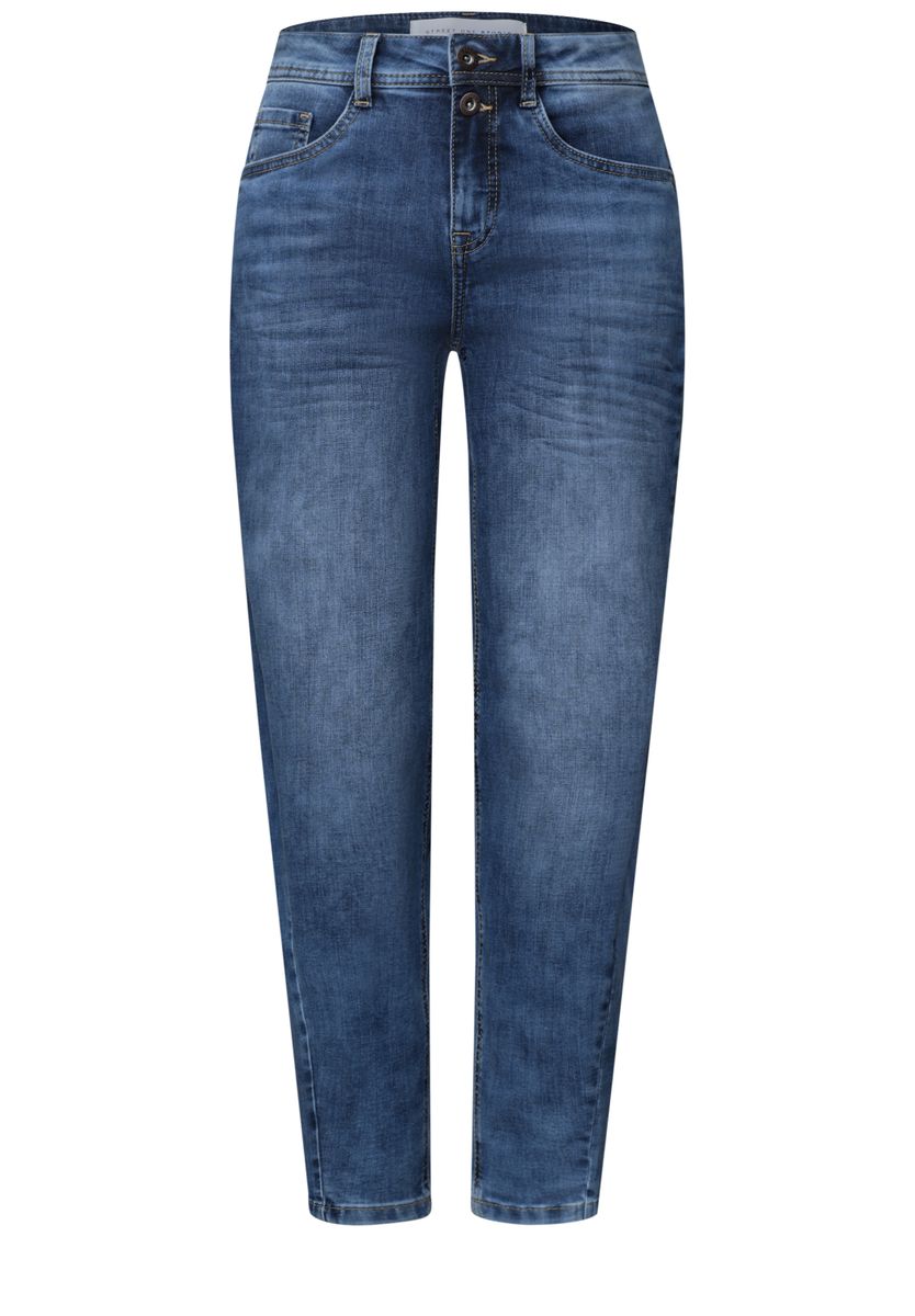 High Waist Barrel Leg Jeans im Loose Fit
