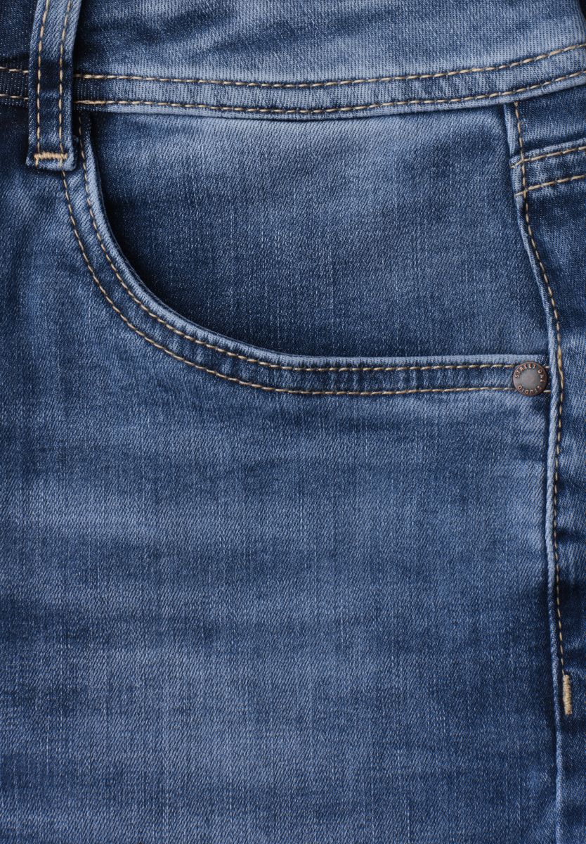 High Waist Barrel Leg Jeans im Loose Fit