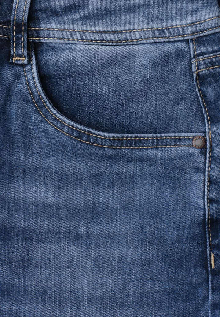 High Waist Barrel Leg Jeans im Loose Fit