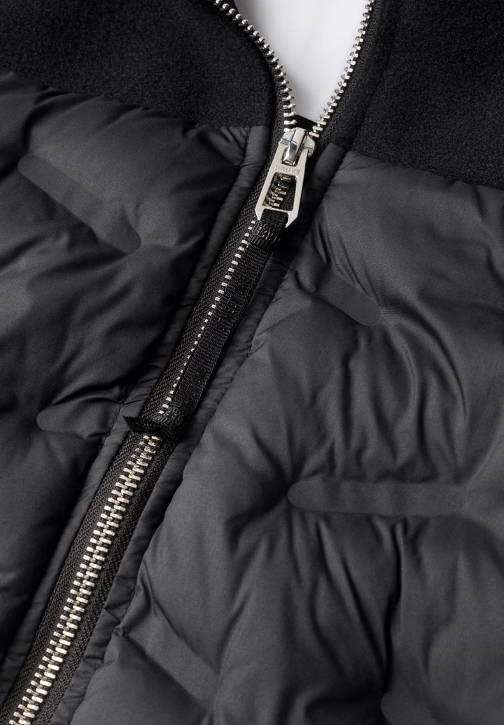 Strukturmix Jacke mit geklebter Steppung