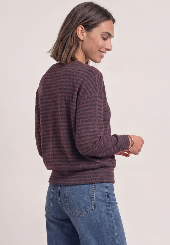 Langarm Shirt mit Elastikbund