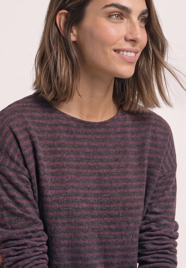 Langarm Shirt mit Elastikbund